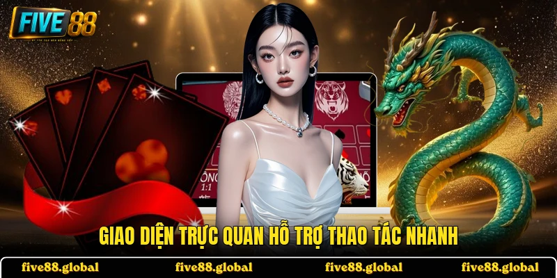 Giao diện trực quan hỗ trợ thao tác nhanh