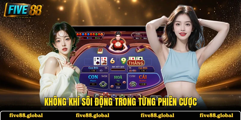 Không khí sôi động trong từng phiên cược