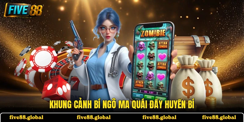 Khung cảnh Bí Ngô Ma Quái đầy huyền bí